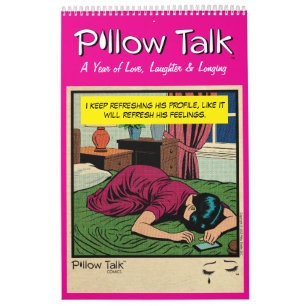 Retro Vintage Romantiek Strip: Pillow Talk Kalender