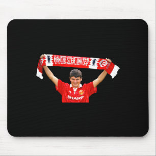 Retro Vintage Roy Keane Voetbal Umbro Shirt Groot  Muismat