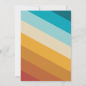 Retro Vintage Santa Business Christmas Party  Kaart (Achterkant)