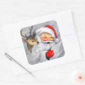 Retro vintage Santa Render sticker (Envelop)