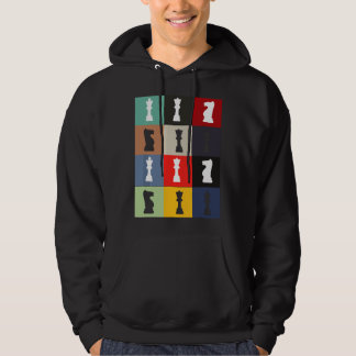 Retro Vintage Schaken Schaakliefhebber Schaker Hoodie