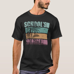 Retro Vintage School's Uit Voor Zomer Vrouwen Kind T-shirt