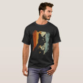 Retro Vintage Somalische Kat T-shirt (Voorkant volledig)
