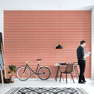 Retro vintage striped pattern wallpaper. behang