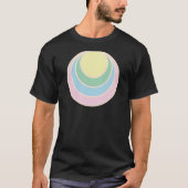 retro vintage sun pastel  t-shirt (Voorkant)