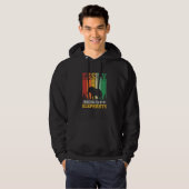 Retro Vintage Sunset Easily Distracted By Elephant Hoodie (Voorkant volledig)