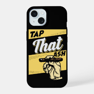 RETRO VINTAGE TAP DAT ASH FUNKY SIGARETTENSPREEKJE iPhone 15 CASE
