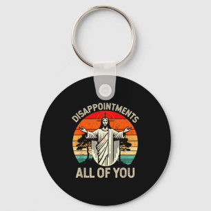 Retro Vintage Teleurstelling Allemaal Christenen  Sleutelhanger