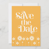 Retro Vintage Trouwkaart Save The Date Kaart (Voorkant)