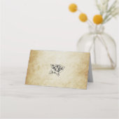 Retro vintage trouwplaats kaart plaatskaartje (Achterkant)