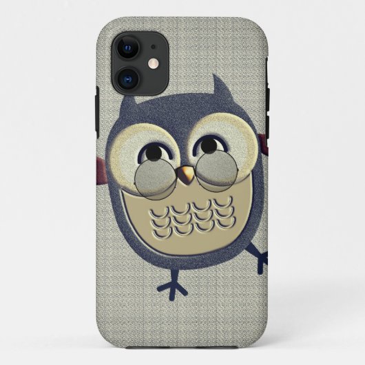 Retro Vintage Uil Case-Mate iPhone Case (Achterkant)