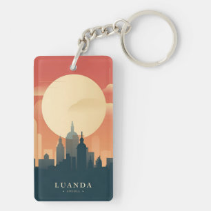 Retro Vintage Vakantie Souvenir Toerisme Sleutelhanger