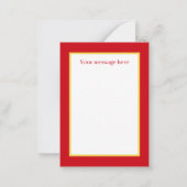 retro vintage Valentijn eend toevoegen bericht Notitiekaartje (Achterkant)