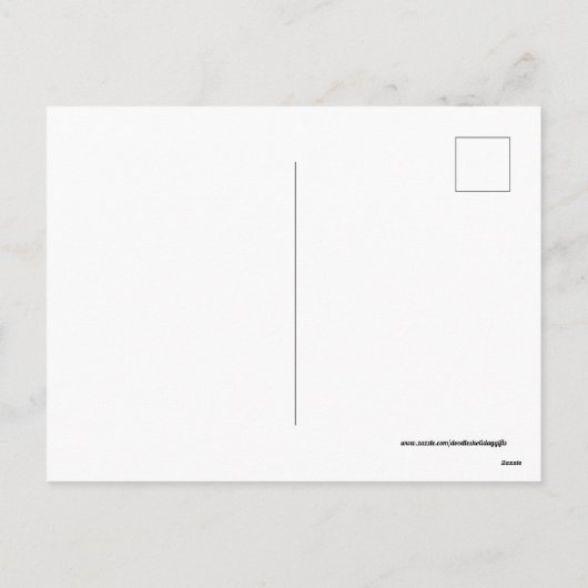 Retro Vintage Valentijn kattefeestdag briefkaart (Achterkant)