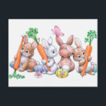 Retro vintage Valentijn Pasen konijnen Feestdagen<br><div class="desc">ontwerp door www.etsy.com/Shop/VanityFlairDesigns</div>