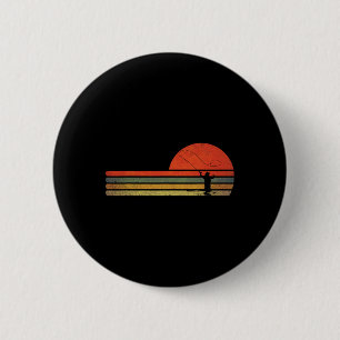 Retro Vintage Vliegvissen  Ronde Button 5,7 Cm