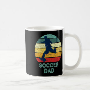 Retro Vintage Voetbal Vader T-shirt Koffiemok