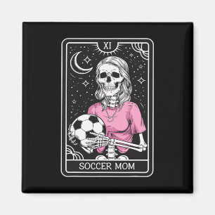 Retro Vintage Voetbalmoeder Tarotkaart  Magneet
