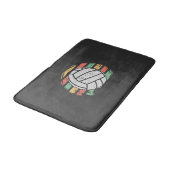 Retro Vintage Volleybal Badmat (Gekanteld)