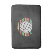 Retro Vintage Volleybal Badmat (Voorkant Verticaal)