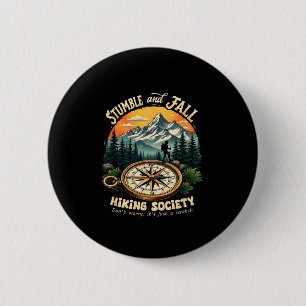 Retro Vintage Wandel- en Klimkostuum Vintage Ronde Button 5,7 Cm