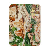 Retro Vintage Western Landschapsfoto Magneet (Verticaal)