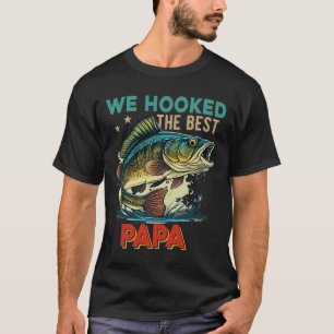 Retro Vintage Wij Vingen De Beste Papa Vaderdag T-shirt