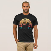 Retro Vintage Yorkshireterriër Hond T-shirt (Voorkant volledig)