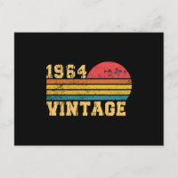 Retro Vintage Zonsondergang 1964 Verjaardag