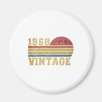 Retro Vintage Zonsondergang 1968 Verjaardag