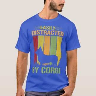 Retro Vintage Zonsondergang Gemakkelijk Afleidbaar T-shirt