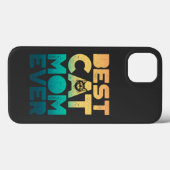 Retro Vintage Zonsondergang Moederdag Beste Katten Case-Mate iPhone Case (Achterkant (horizontaal))
