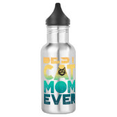 Retro Vintage Zonsondergang Moedersdag Beste Katte Waterfles (Links)
