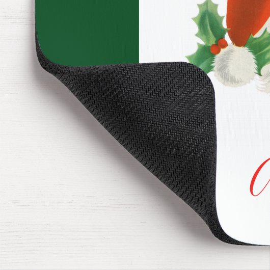 Retro Vintager Santa Claus Muismat (Hoek)