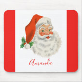Retro Vintager Santa Claus Muismat (Voorkant)