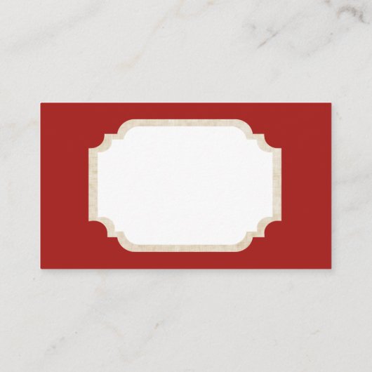 Retro vintonage kerstdame: berichtkaart visitekaartje (Achterkant)