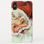 Retro vintonage Kerstman Case-Mate iPhone Case (Achterkant)