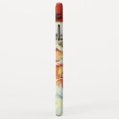 Retro vintonage Kerstman Case-Mate iPhone Case (Achterkant/rechts)