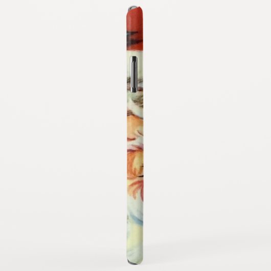 Retro vintonage Kerstman Case-Mate iPhone Case (Achterkant/rechts)