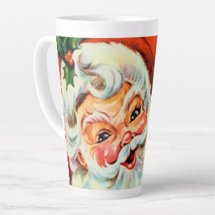 Retro vintonage Kerstman Latte Mok