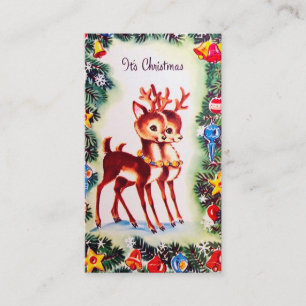 Retro vintonijnrender visitekaartje