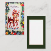 Retro vintonijnrender visitekaartje (Voorkant / Achterkant)