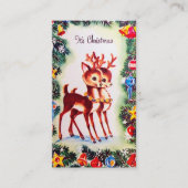 Retro vintonijnrender visitekaartje (Voorkant)