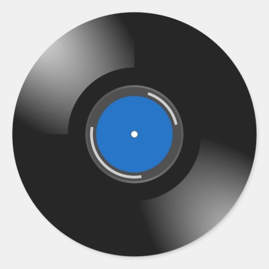 Retro Vinyl Album Record Stickers (Voorkant)
