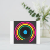 Retro Vinyl Briefkaart (Staand voorkant)