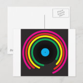 Retro Vinyl Briefkaart (Voorkant / Achterkant)
