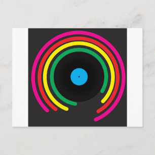 Retro Vinyl Briefkaart