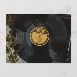 Retro Vinyl bruiloft uitnodiging - Let There Be Lo