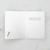 Retro Vinyl Funny Vaderdag Kaart (Binnen)
