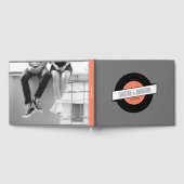 Retro vinyl gastendoekboek gastenboek (Volledig)